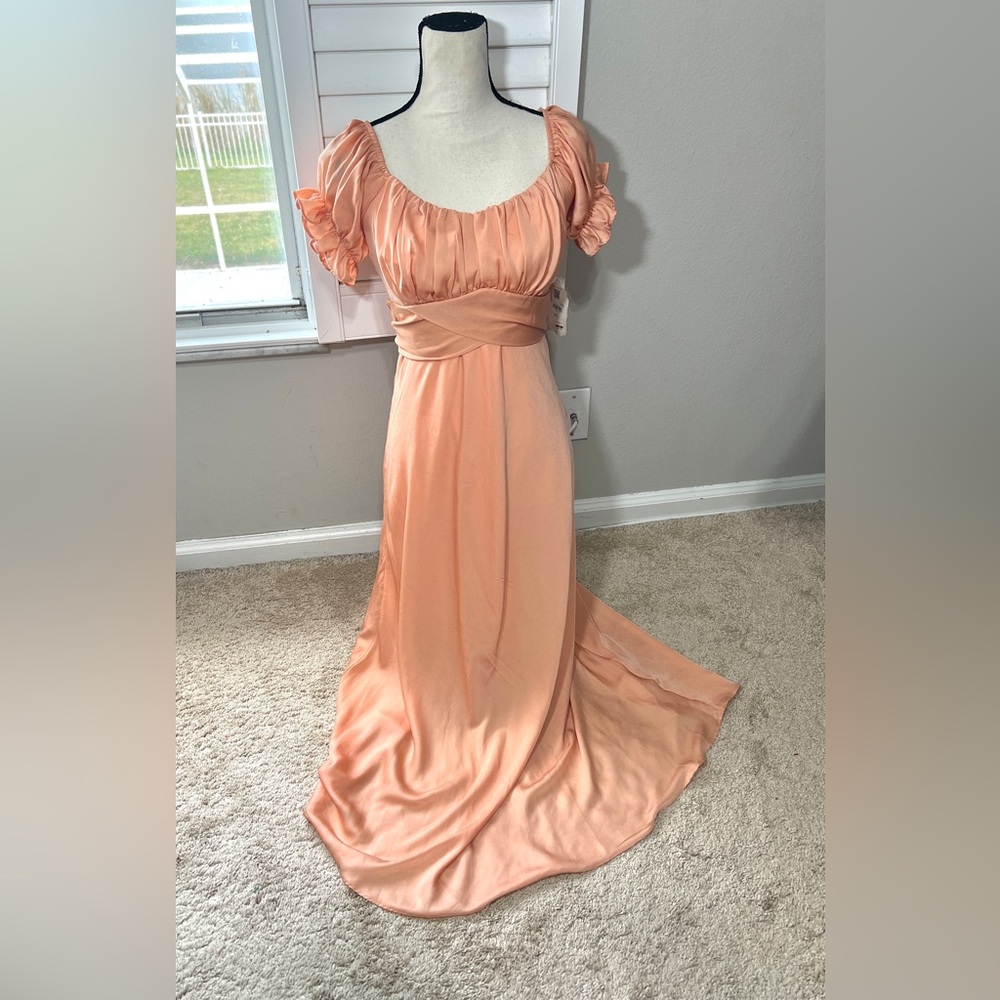 Altar'd State Peach Maxi Dress